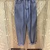 Vintage 80s Pepe tapered jeans with turn ups front view